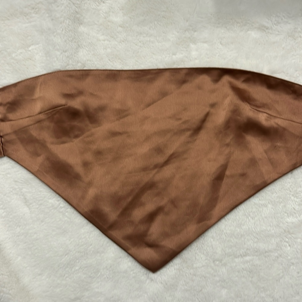 bronze bandana top